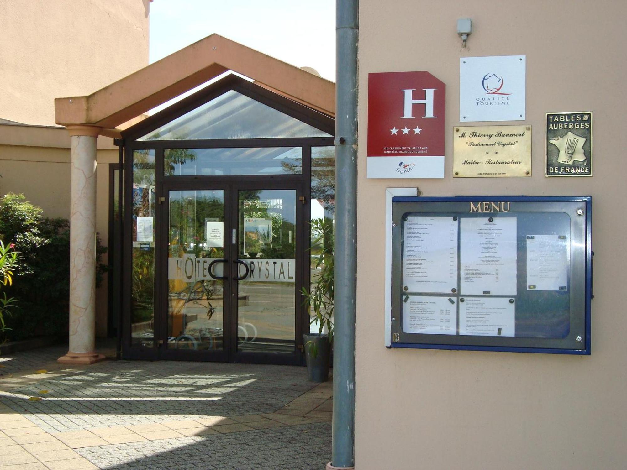 Hotel Restaurant Crystal Erstein Exterior photo